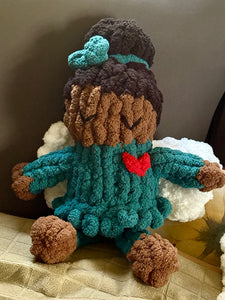 Finger Knitted Comfort Doll