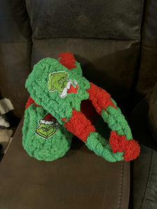Chunky Cozy Slippers - Breast Cancer Awareness