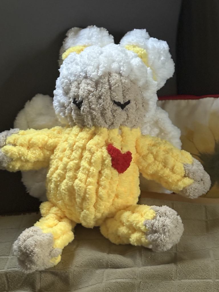 Finger Knitted Comfort Doll